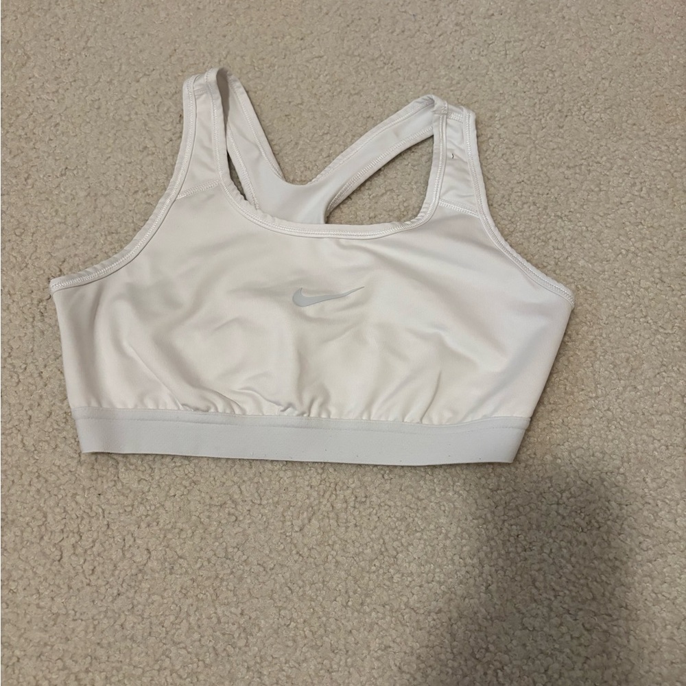 White Nike bra - kids xl
